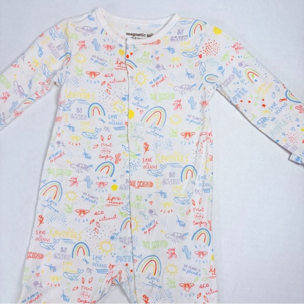 Magnetic Me You Mean The World To Me Organic Modal Footie. 9-12 mos. Favorite.